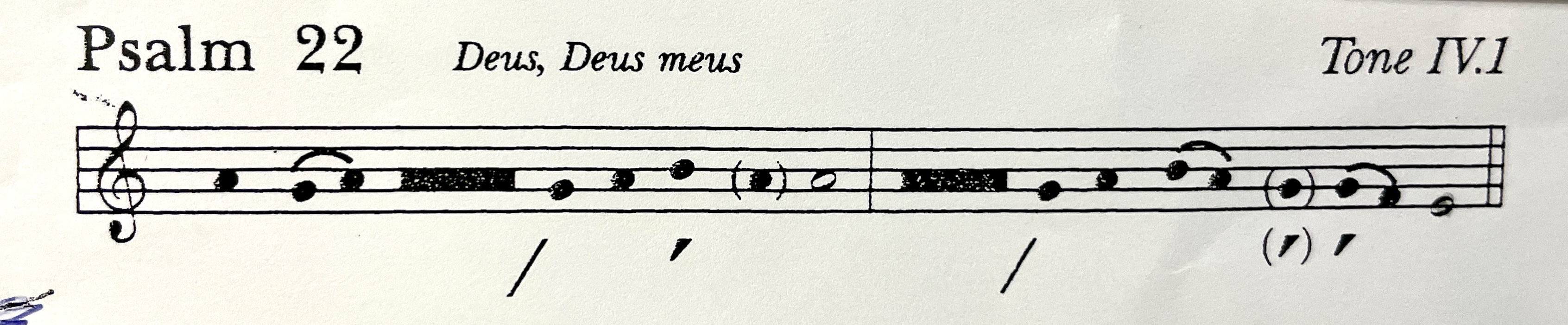 Psalm 22 Chant
